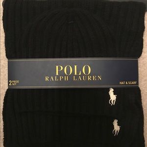Me’s Polo By Ralph Lauren Hat and Scarf set